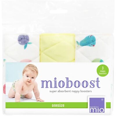 Bambino Mio MioBoost Skötinlägg - Mikrofiber, 3 Pack Bambino Mio MioBoost Skötinlägg - Mikrofiber, 3 Pack