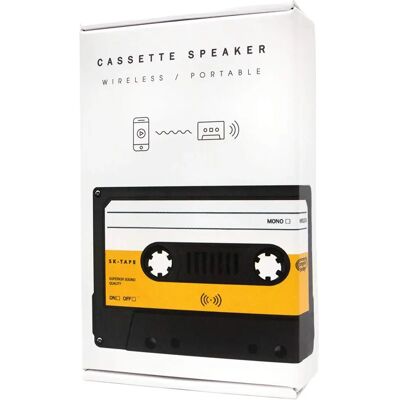 Suck UK Cassette Speaker - Bluetooth Portable Retro Tape Suck UK Cassette Speaker - Bluetooth Portable Retro Tape