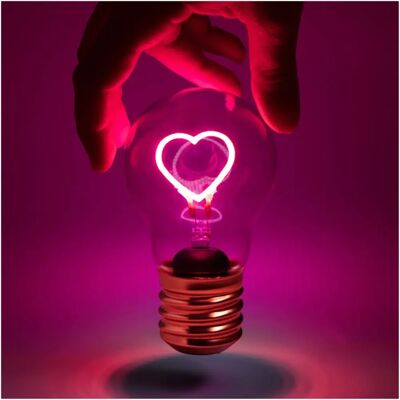 Suck UK Cordless Heart Lightbulb - Lightbulb Suck UK Cordless Heart Lightbulb - Lightbulb