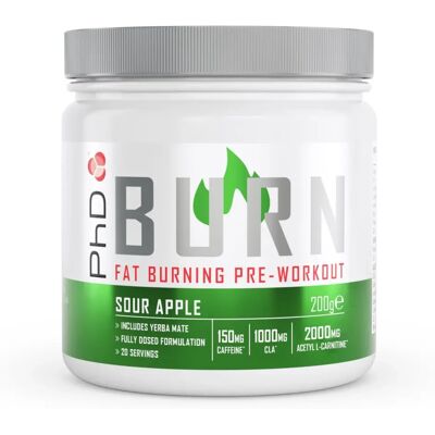 PhD Nutrition Burn Pre Workout Pulver - Wähle Geschmack PhD Nutrition Burn Pre Workout Pulver - Wähle Geschmack