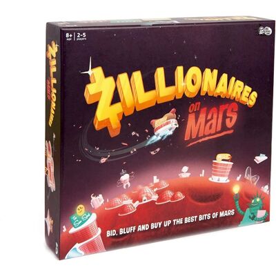 Big Potato Zillionaires on Mars Board Game for 2 to 5 Players Ages 8 and Up Big Potato Zillionaires on Mars Board Game for 2 to 5 Players Ages 8 and Up