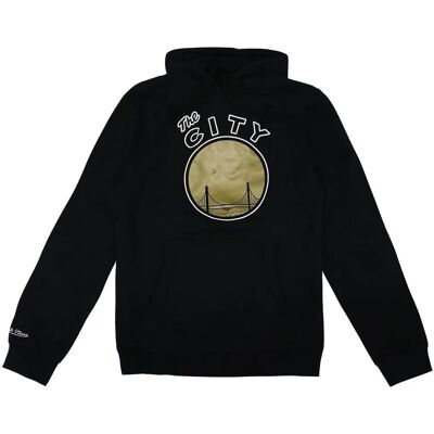 Mitchell & Ness Golden State Warriors hoodie - Zwart Katoen - Maat Medium Mitchell & Ness Golden State Warriors hoodie - Zwart Katoen - Maat Medium