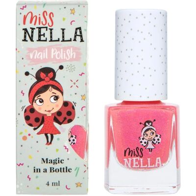 Esmalte de unhas vegano removível Miss Nella - Tickle Me Pink para crianças - 4ml Esmalte de unhas vegano removível Miss Nella - Tickle Me Pink para crianças - 4ml