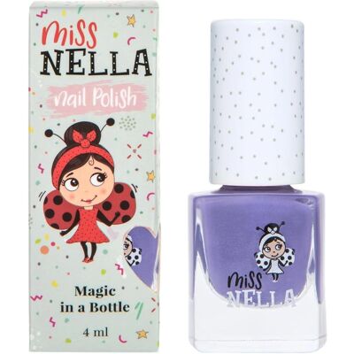 Miss Nella Violeta - Esmalte de Unhas para Remover - 4ml - Seguro para crianças - À base de água - Duradouro - Secagem rápida Miss Nella Violeta - Esmalte de Unhas para Remover - 4ml - Seguro para crianças - À base de água - Duradouro - Secagem rápida