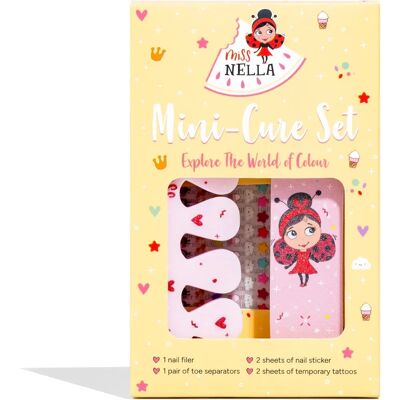 Kit de Unhas Rosa Miss Nella para Crianças Kit de Unhas Rosa Miss Nella para Crianças