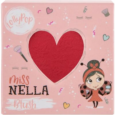 Miss Nella Rouge - Lollypop - 3g - Hypoallergénique - Finition Naturelle - Blush pour Enfants - Publicité Miss Nella Rouge - Lollypop - 3g - Hypoallergénique - Finition Naturelle - Blush pour Enfants - Publicité