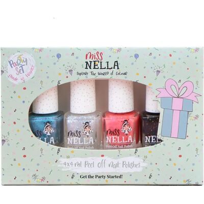 Miss Nella Esmaltes de Unhas Multicolor - Pack de 4 Miss Nella Esmaltes de Unhas Multicolor - Pack de 4
