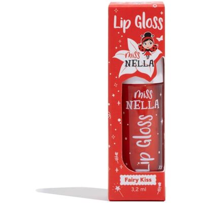 Miss Nella Fairy Kiss Gloss à Lèvres - Rouge - Publicité Miss Nella Fairy Kiss Gloss à Lèvres - Rouge - Publicité