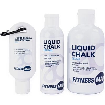 Fitness Mad Vloeibare Krijt - Extra Sterk & Zweetvrij - Voor Klimmen, Gewichtheffen & Crossfit Fitness Mad Vloeibare Krijt - Extra Sterk & Zweetvrij - Voor Klimmen, Gewichtheffen & Crossfit