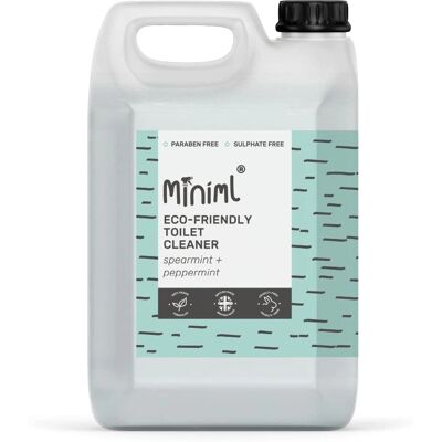 Miniml Grüner Minze und Pfefferminze WC-Reiniger - 5L Nachfüllung Miniml Grüner Minze und Pfefferminze WC-Reiniger - 5L Nachfüllung