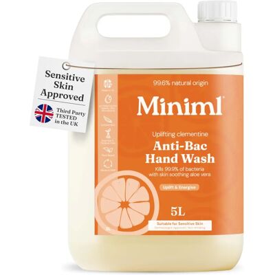 Miniml Antibakterielle Handwaschseife - Natürlicher Clementinenduft Eco F Miniml Antibakterielle Handwaschseife - Natürlicher Clementinenduft Eco F