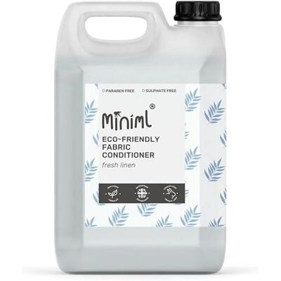 Miniml Natural Fresh Linen Fabric Conditioner - 5L Refill Miniml Natural Fresh Linen Fabric Conditioner - 5L Refill