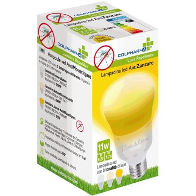 Lampada LED Antizanzare Colpharma - Luce Gialla, 8W Lampada LED Antizanzare Colpharma - Luce Gialla, 8W