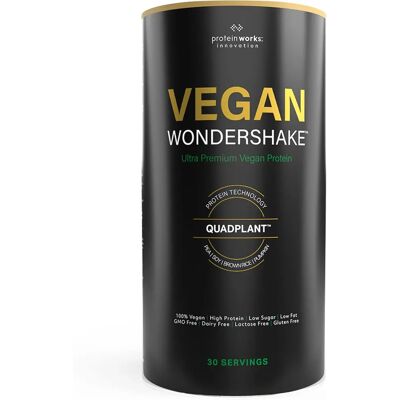 The Protein Works Wonder Shake Végétalien - Poudre de Protéines Végétaliennes - Publicité The Protein Works Wonder Shake Végétalien - Poudre de Protéines Végétaliennes - Publicité