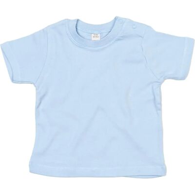 Babybugz BZ002 Støvet Blå 6-12M - Baby T-Shirt Babybugz BZ002 Støvet Blå 6-12M - Baby T-Shirt