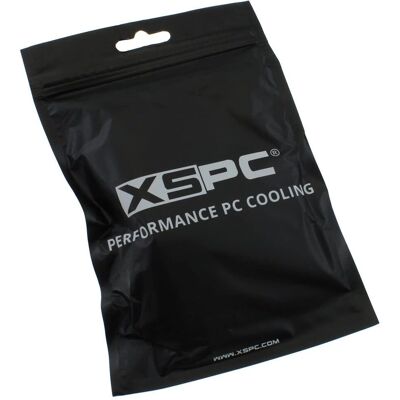 XSPC Verschlussstopfen V2 G1/4 Zoll AG - 10er Pack, Schwarz-Chrom XSPC Verschlussstopfen V2 G1/4 Zoll AG - 10er Pack, Schwarz-Chrom