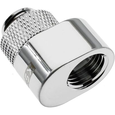 Raccord rotatif XSPC G1/4 décalage 7mm - Chrome - Refroidissement liquide - Publicité Raccord rotatif XSPC G1/4 décalage 7mm - Chrome - Refroidissement liquide - Publicité