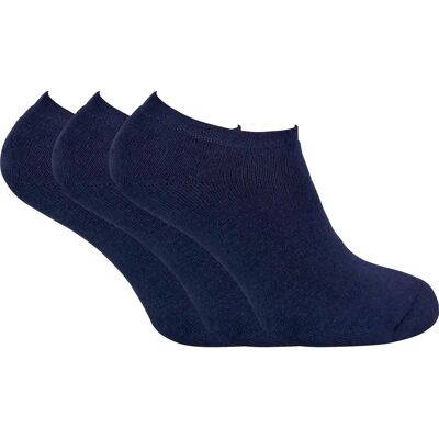 Sock Snob 3 Paar Dikke Gevoerde Lage Enkel Thermo Sokken - Marine UK 6-11 Sock Snob 3 Paar Dikke Gevoerde Lage Enkel Thermo Sokken - Marine UK 6-11
