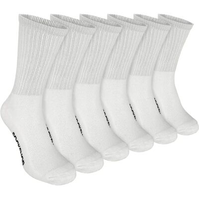 Sock Snob Mens Bamboo Organic Cotton Running Sport Socks - White - Size UK 6-11 Sock Snob Mens Bamboo Organic Cotton Running Sport Socks - White - Size UK 6-11