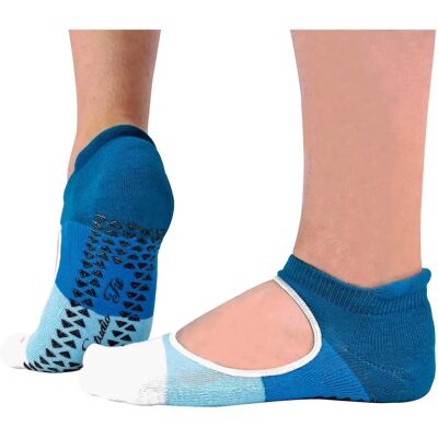 Sock Snob Damen Rutschfeste Yoga Socken - Schwarz - Größe UK 4-6.5 Sock Snob Damen Rutschfeste Yoga Socken - Schwarz - Größe UK 4-6.5