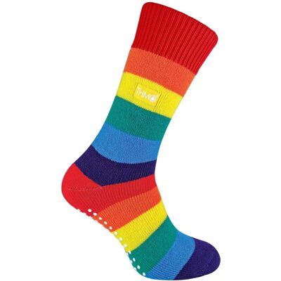 Thmo Rainbow Thermal Socks - Indoor Non Slip Winter Socks Thmo Rainbow Thermal Socks - Indoor Non Slip Winter Socks
