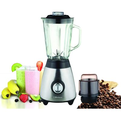Belaco Food Processor - Multi Blender with 3 Settings & 1.5L Glass Jar Belaco Food Processor - Multi Blender with 3 Settings & 1.5L Glass Jar