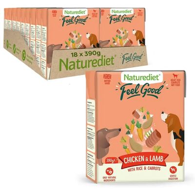 Naturediet - Feel Good Chicken Lamb Wet Food - 390g Naturediet - Feel Good Chicken Lamb Wet Food - 390g