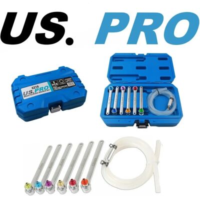 US PRO Tools 6218 6pc 12pt Brake Clutch Bleeder Wrench Set US PRO Tools 6218 6pc 12pt Brake Clutch Bleeder Wrench Set