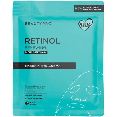 Beautypro Retinol Anti-Ageing Sheet Mask - Face Product Beautypro Retinol Anti-Ageing Sheet Mask - Face Product