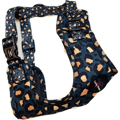 Long Paws - Funk the Dog Harness - Leopard Print - XS Long Paws - Funk the Dog Harness - Leopard Print - XS