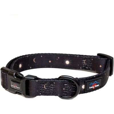 Long Paws - Funk the Dog Night Sky Print - Night Sky Print - Medium - Dog Collar Long Paws - Funk the Dog Night Sky Print - Night Sky Print - Medium - Dog Collar