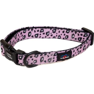 Long Paws - Funk - Pink Leopard - Medium - Dog Collar Long Paws - Funk - Pink Leopard - Medium - Dog Collar