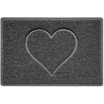 Nicoman - 60 x 40 cm Heart Spaghetti Coil Door Mat - Door Mat Nicoman - 60 x 40 cm Heart Spaghetti Coil Door Mat - Door Mat