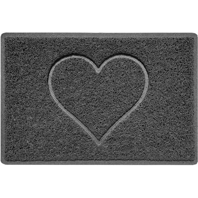 Nicoman - 60 x 40 cm Heart Spaghetti Coil Door Mat - Door Mat Nicoman - 60 x 40 cm Heart Spaghetti Coil Door Mat - Door Mat