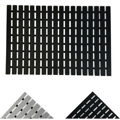 Nicoman - Duckboard - Black - 64x43 cm - Shower Mat Nicoman - Duckboard - Black - 64x43 cm - Shower Mat