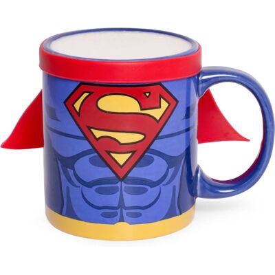 Tazza Superman DC Comics - 250ml Ceramica e Silicone - Regalo Tazza Superman DC Comics - 250ml Ceramica e Silicone - Regalo