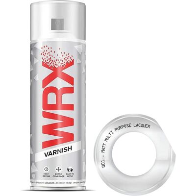 Wrx Matt Varnish 001 Aerosol Spray Paint - Multi Purpose Fast Drying Wrx Matt Varnish 001 Aerosol Spray Paint - Multi Purpose Fast Drying