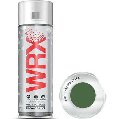 Wrx Racing Green 312 Aerosol Spray Paint - Multi Purpose Wrx Racing Green 312 Aerosol Spray Paint - Multi Purpose
