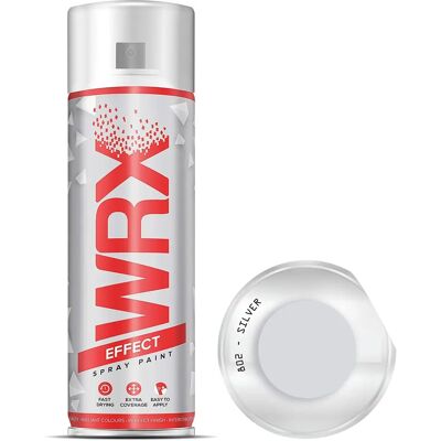 Wrx Silver 802 Aerosol Spray Paint - Multi-purpose, Fast Drying - Aerosol Paint Wrx Silver 802 Aerosol Spray Paint - Multi-purpose, Fast Drying - Aerosol Paint