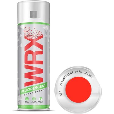 Wrx Fluorescent Dark Orange 519 Multi Purpose Aerosol Spray Paint - Aerosol Spray Paint Wrx Fluorescent Dark Orange 519 Multi Purpose Aerosol Spray Paint - Aerosol Spray Paint