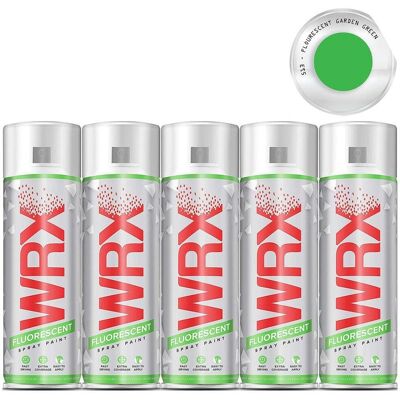 WRX - Gloss Fluorescent 513 - Garden Green - 400ml - Paint WRX - Gloss Fluorescent 513 - Garden Green - 400ml - Paint