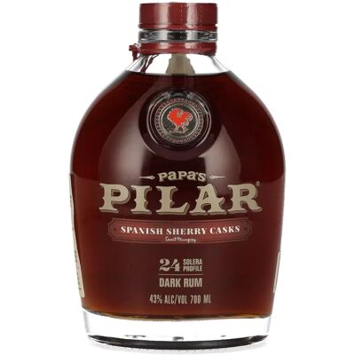 Papa's Pilar 24 Solera Donkere Rum - Spaanse Sherry Vaten Papa's Pilar 24 Solera Donkere Rum - Spaanse Sherry Vaten