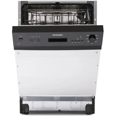 Montpellier 12-Place Integrated Dishwasher 9 Progs Class E Black Montpellier 12-Place Integrated Dishwasher 9 Progs Class E Black