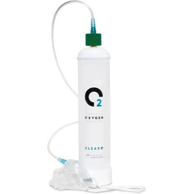ClearO2 110L Portable Medical Oxygen Can - Pure Breathing, Made in Britain ClearO2 110L Portable Medical Oxygen Can - Pure Breathing, Made in Britain