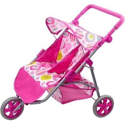 The Magic Toy Shop - Twin Dolls Stroller - Storage The Magic Toy Shop - Twin Dolls Stroller - Storage