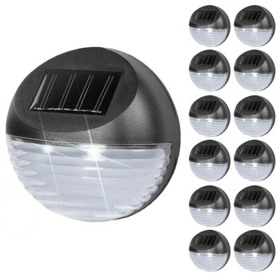 Geezy - Solar-Powered LED Garden Fence Lights - - Lighting Geezy - Solar-Powered LED Garden Fence Lights - - Lighting
