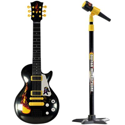 The Magic Toy Shop - 22in Electric Guitar - Extendable Microphone - Toy Set The Magic Toy Shop - 22in Electric Guitar - Extendable Microphone - Toy Set
