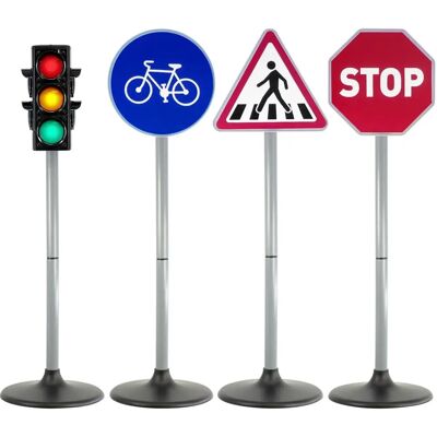 The Magic Toy Shop - Road Safety Signs - Toy Set The Magic Toy Shop - Road Safety Signs - Toy Set