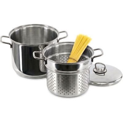 GEEZY - Spaghetti Pot Strainer - Stainless - Cookware Set GEEZY - Spaghetti Pot Strainer - Stainless - Cookware Set