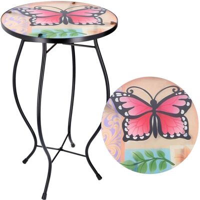 GEEZY - Round Mosaic Table - Iron/Glass - Table GEEZY - Round Mosaic Table - Iron/Glass - Table